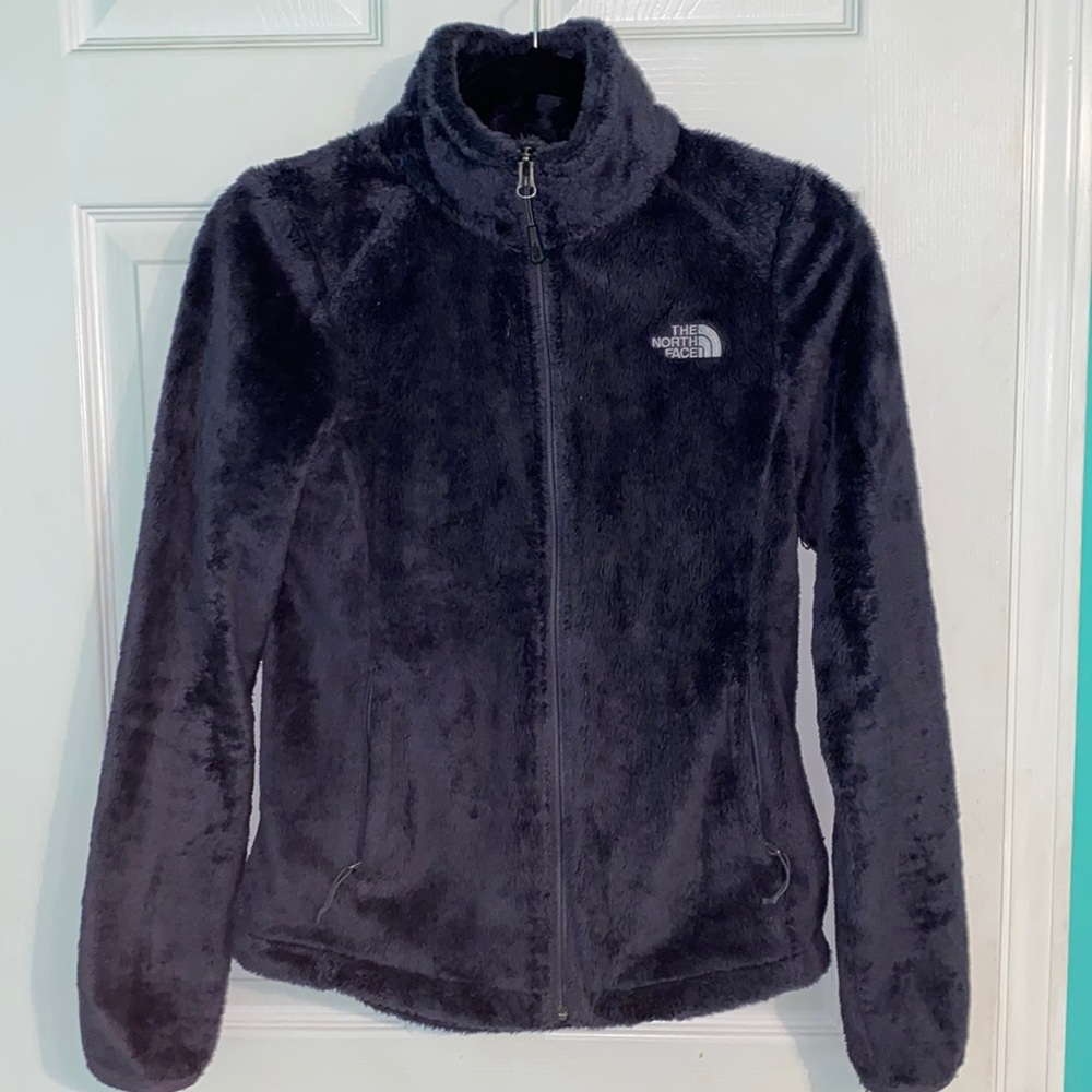 North face fuzzy jacket